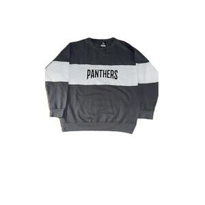 Fan Cloth Panthers Crewneck Sweatshirt Size XXL Black.